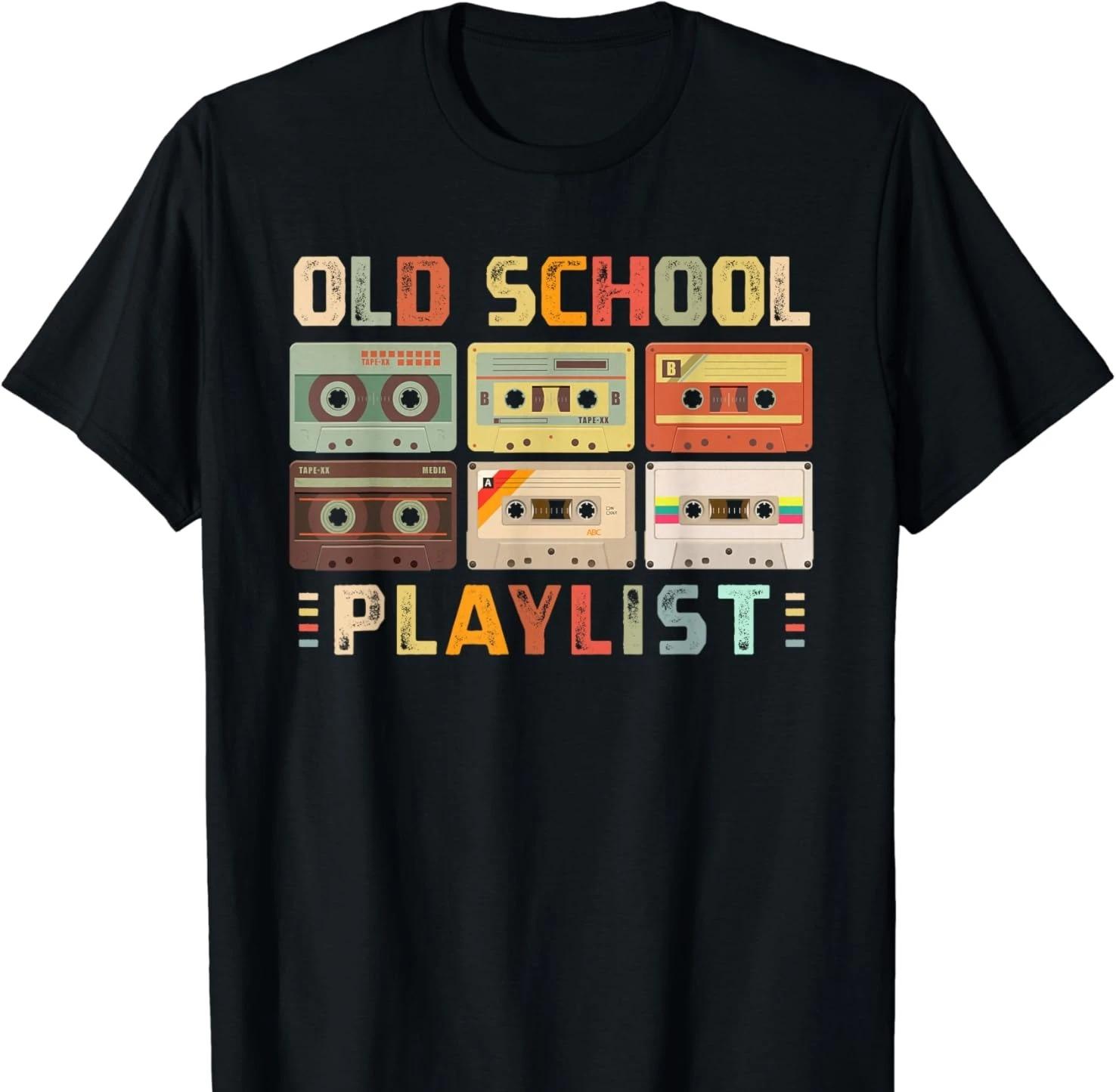 Women'S Fashion From The 80S - เทปคาสเซ็ตเพลงยุค 80 ย้อนยุคโรงเรียนเก่าเพลย์ลิสต์เสื้อยืดฤดูร้อนสบายๆเสื้อยืดแฟชั่นฟิตเนสท็อปส์เสื้อยืดฮิปฮอปสตรีทแวร์