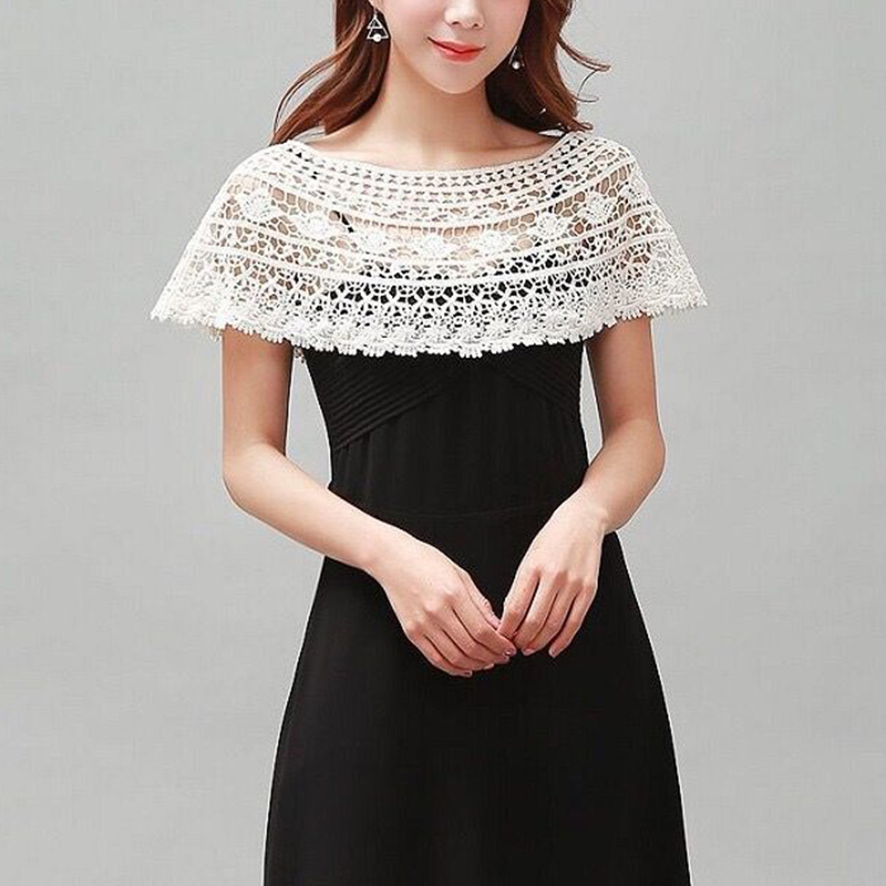 Women'S Fashion Poncho - ผ้าคลุมไหล่ถักสำหรับผู้หญิง ผ้าคลุมไหล่ลูกไม้สำหรับงานแต่งงาน งานเลี้ยงตอนเย็น ผ้าคลุมไหล่ลายดอกทานตะวัน ผ้าพันคอ ผ้าคลุมไหล่แบบพอนโช
