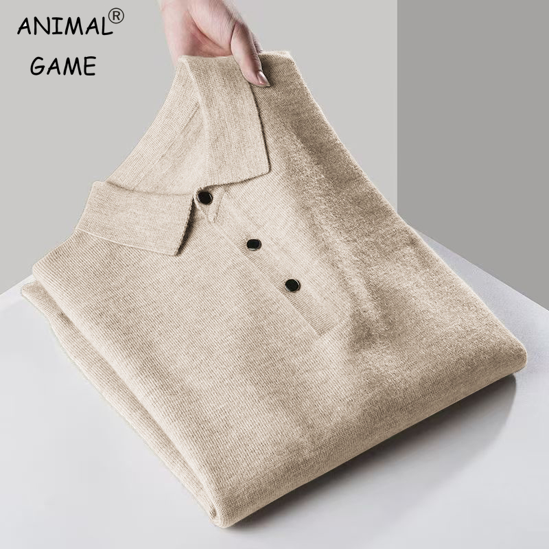 Ribbed Knit Sweater - เสื้อสเวตเตอร์ซิปสี่ส่วนแขนยาวติดกระดุมสำหรับผู้ชาย เสื้อกอล์ฟลำลองถักแบบริบ เสื้อคลุมลำลองสำหรับกิจกรรมกลางแจ้ง ผ้าไม่เป็นขุย