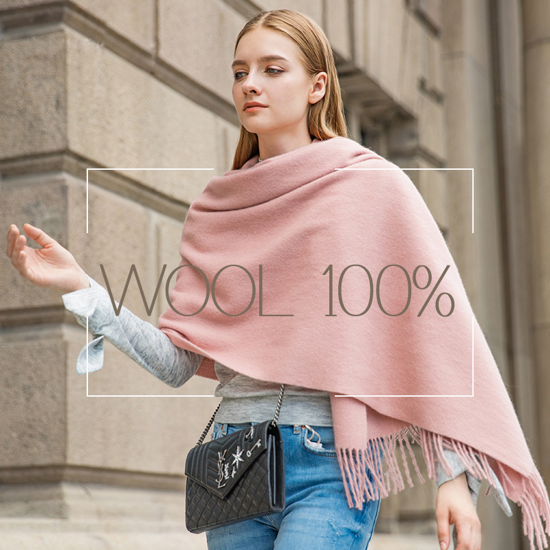 Women'S Fashion Poncho - ขนสัตว์ฤดูหนาวผ้าพันคอผู้หญิงแฟชั่นผ้าคลุมไหล่ผู้ใหญ่ผ้าพันคอฤดูใบไม้ร่วงหรูหรา Shawls และ Wraps ผ้าพันคอ Poncho