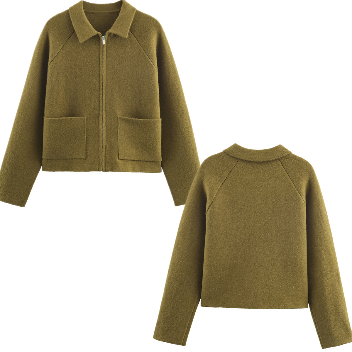 Women'S Fashion Bomber Jacket - เสื้อแจ็คเก็ตบอมเบอร์ผู้หญิง Maxdutti เสื้อผ้าผู้หญิง เสื้อแฟชั่น สไตล์หรูหรา สไตล์นอร์ดิก