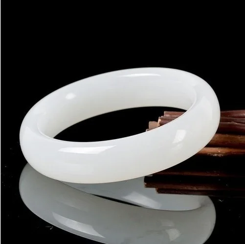 ของแท้หยกสีขาวธรรมชาติสร้อยข้อ - Women Fashion Jewellery บทวิจารณ์และราคา