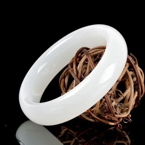 ของแท้หยกสีขาวธรรมชาติสร้อยข้อ - Women Fashion Jewellery บทวิจารณ์และราคา