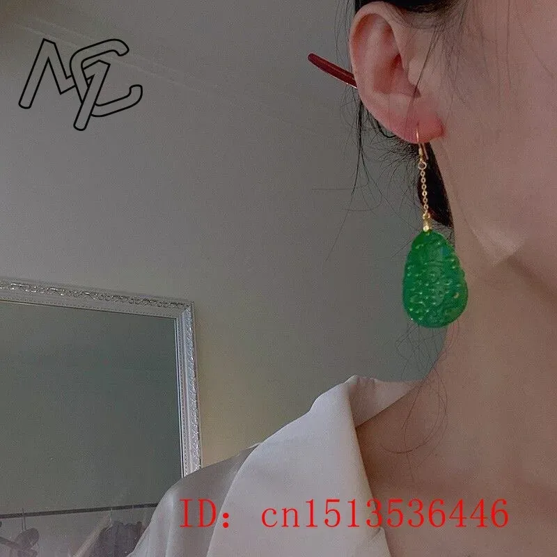 925เงินธรรมชาติสีเขียวหยก Holl - Women Fashion Jewellery บทวิจารณ์และราคา