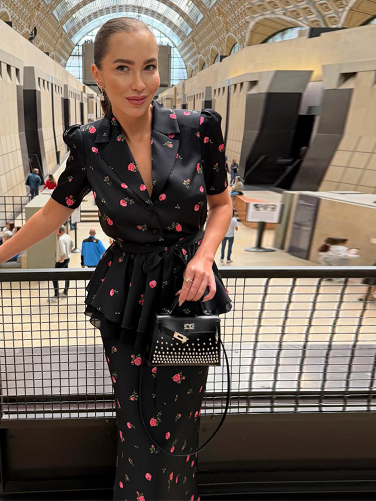 ชุดเซ็ตเสื้อเบลเซอร์ลายดอกไม้  - Women'S Fashion Trends Spring 2026 บทวิจารณ์และราคา