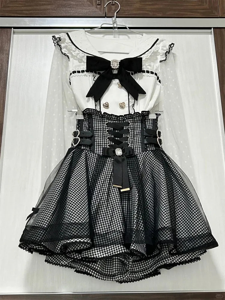 ชุดเซ็ต 2 ชิ้น สไตล์ญี่ปุ่นใหม - Women'S Y2K Fashion Aesthetic บทวิจารณ์และราคา