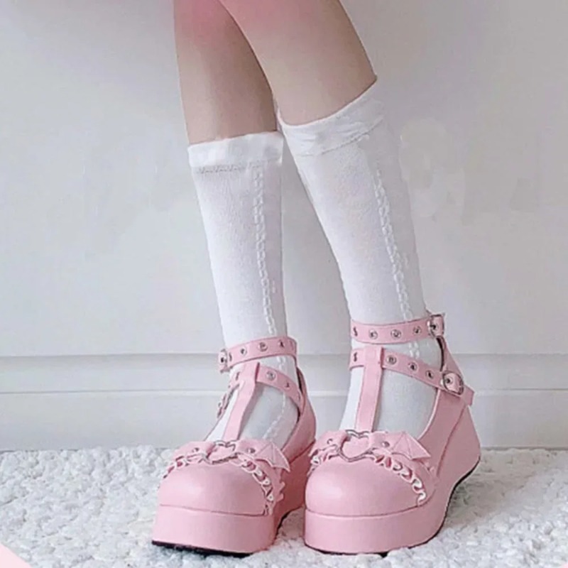 รองเท้าส้นเตารีดแบบมีสายรัดรูป - Women Fashion Store บทวิจารณ์และราคา