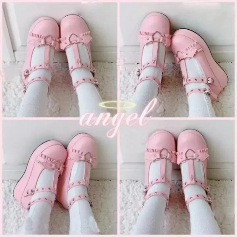 รองเท้าส้นเตารีดแบบมีสายรัดรูป - Women Fashion Store บทวิจารณ์และราคา