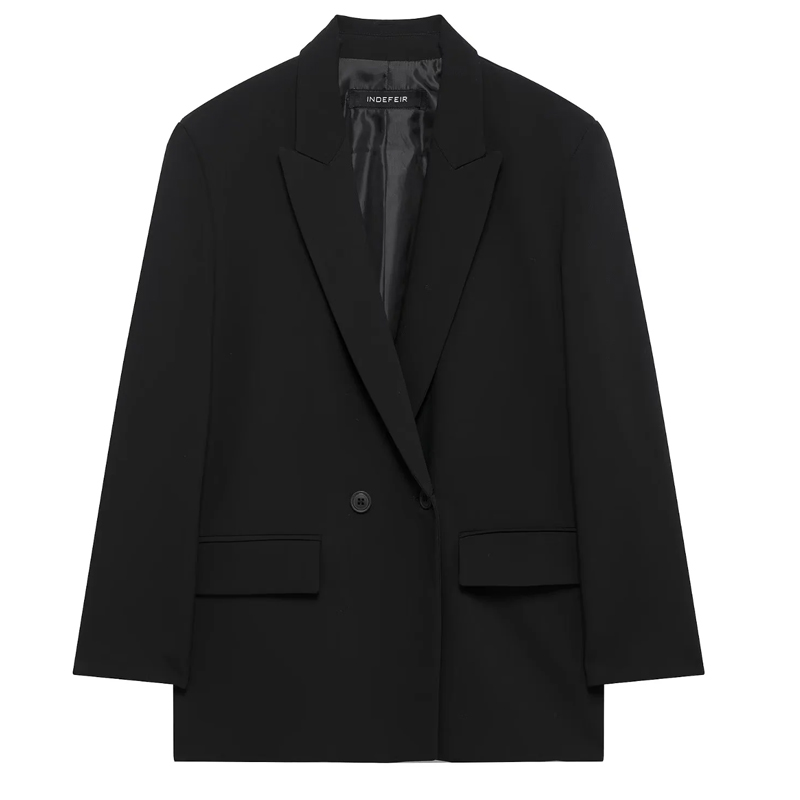 HXAO เบลเซอร์สำหรับผู้หญิงสีดำ - Blazer Women Oversized บทวิจารณ์และราคา