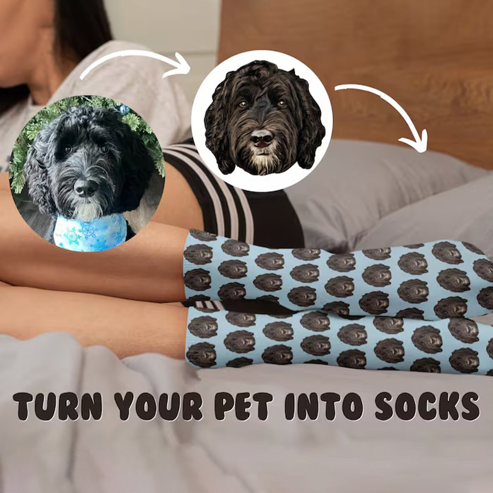 ถุงเท้าแฟชั่นลายหน้าแบบกำหนดเอ - Women'S Fashion Socks บทวิจารณ์และราคา