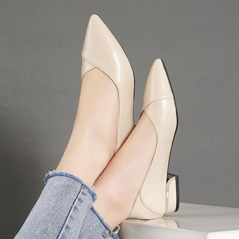 รองเท้าหนังผู้หญิงทรงหัวแหลม ส - Women Fashion Store บทวิจารณ์และราคา