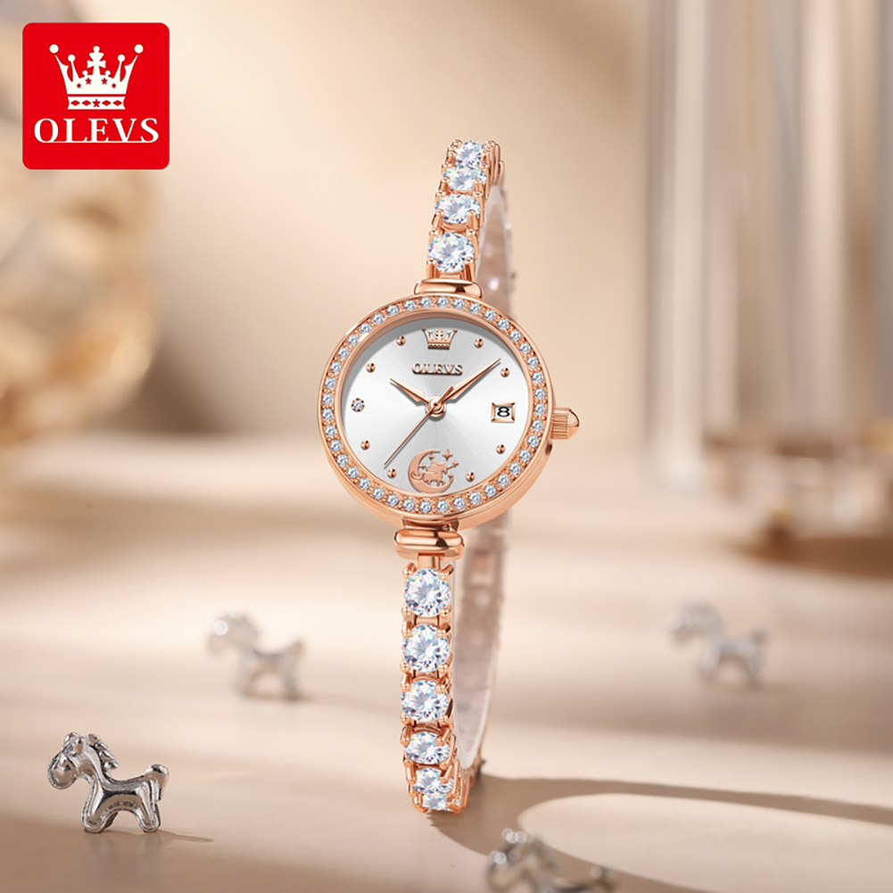นาฬิกา OLEVS 2998 ของแท้จากแบร - Women'S Fashion Quartz Watch บทวิจารณ์และราคา