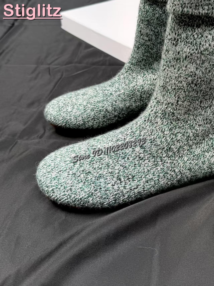 รองเท้าบูทถักทรงกลมแบบสวม ปลาย - Women'S Fashion Socks บทวิจารณ์และราคา
