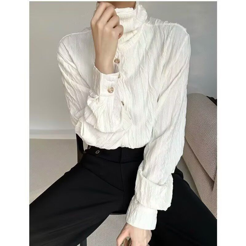 เสื้อยืดคอตั้งแขนยาวสไตล์ฮาราจ - Women'S Y2K Fashion Aesthetic บทวิจารณ์และราคา
