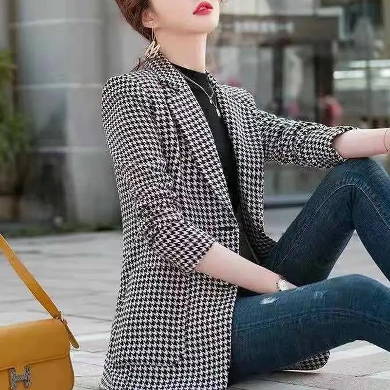 2023 ใหม่ฤดูใบไม้ผลิและฤดูใบไม - Blazer Women Oversized บทวิจารณ์และราคา