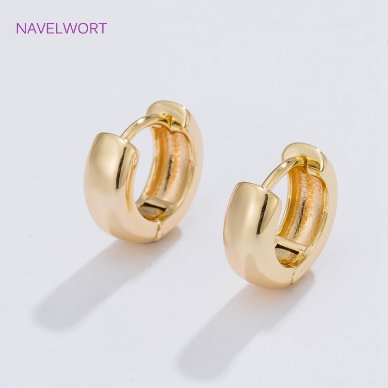 6 ขนาดต่างหูห่วงวงกลมชุบทองของ - Women Fashion Jewellery บทวิจารณ์และราคา