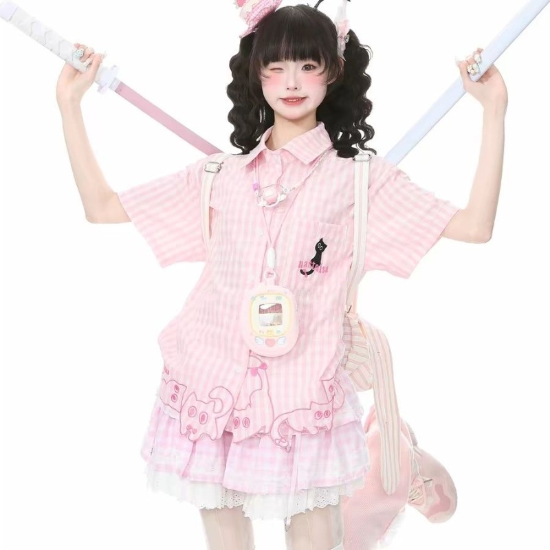คิมูโตโมเสื้อผู้หญิงลายปักลายแ - Women'S Y2K Fashion Aesthetic บทวิจารณ์และราคา