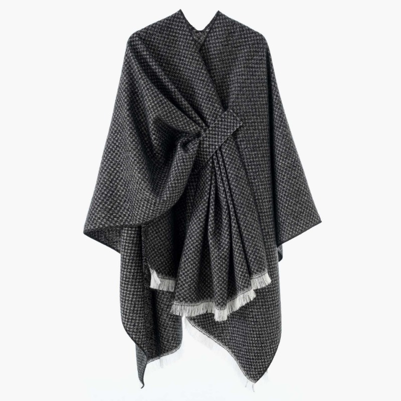 ผ้าคลุมไหล่แฟชั่นผู้หญิงลายฮาว - Women'S Fashion Poncho บทวิจารณ์และราคา