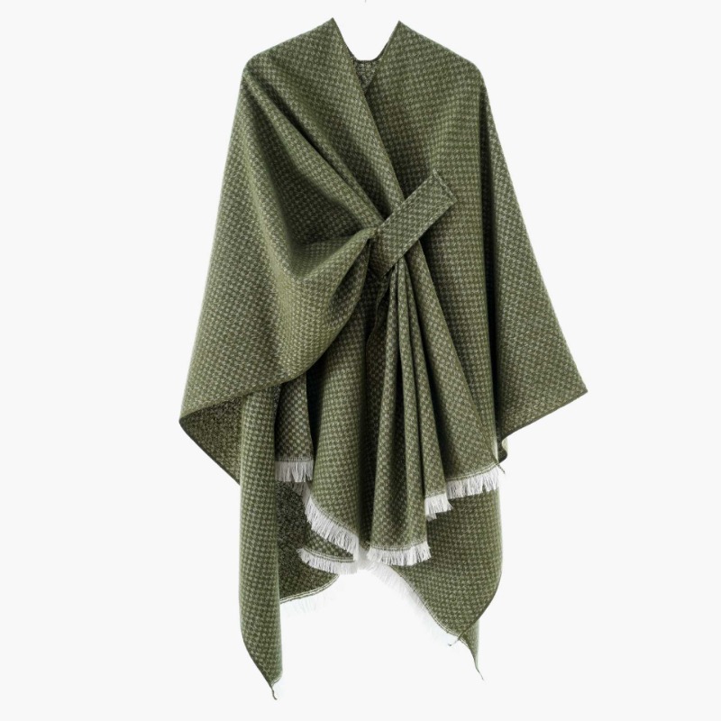 ผ้าคลุมไหล่แฟชั่นผู้หญิงลายฮาว - Women'S Fashion Poncho บทวิจารณ์และราคา