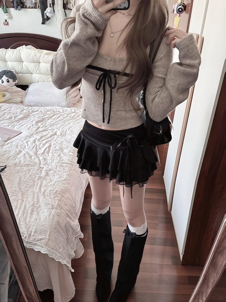 ชุดเซ็ต 3 ชิ้น สไตล์วินเทจญี่ป - V Neck Cami Top บทวิจารณ์และราคา