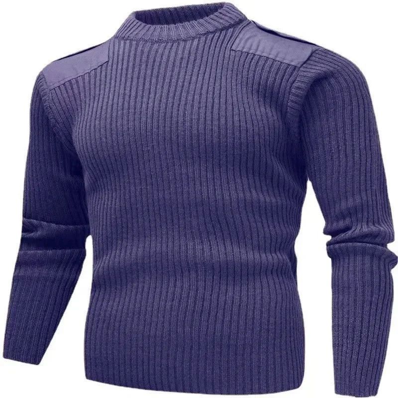 เสื้อสเวตเตอร์แขนยาวผู้ชายสไตล - Ribbed Knit Sweater บทวิจารณ์และราคา