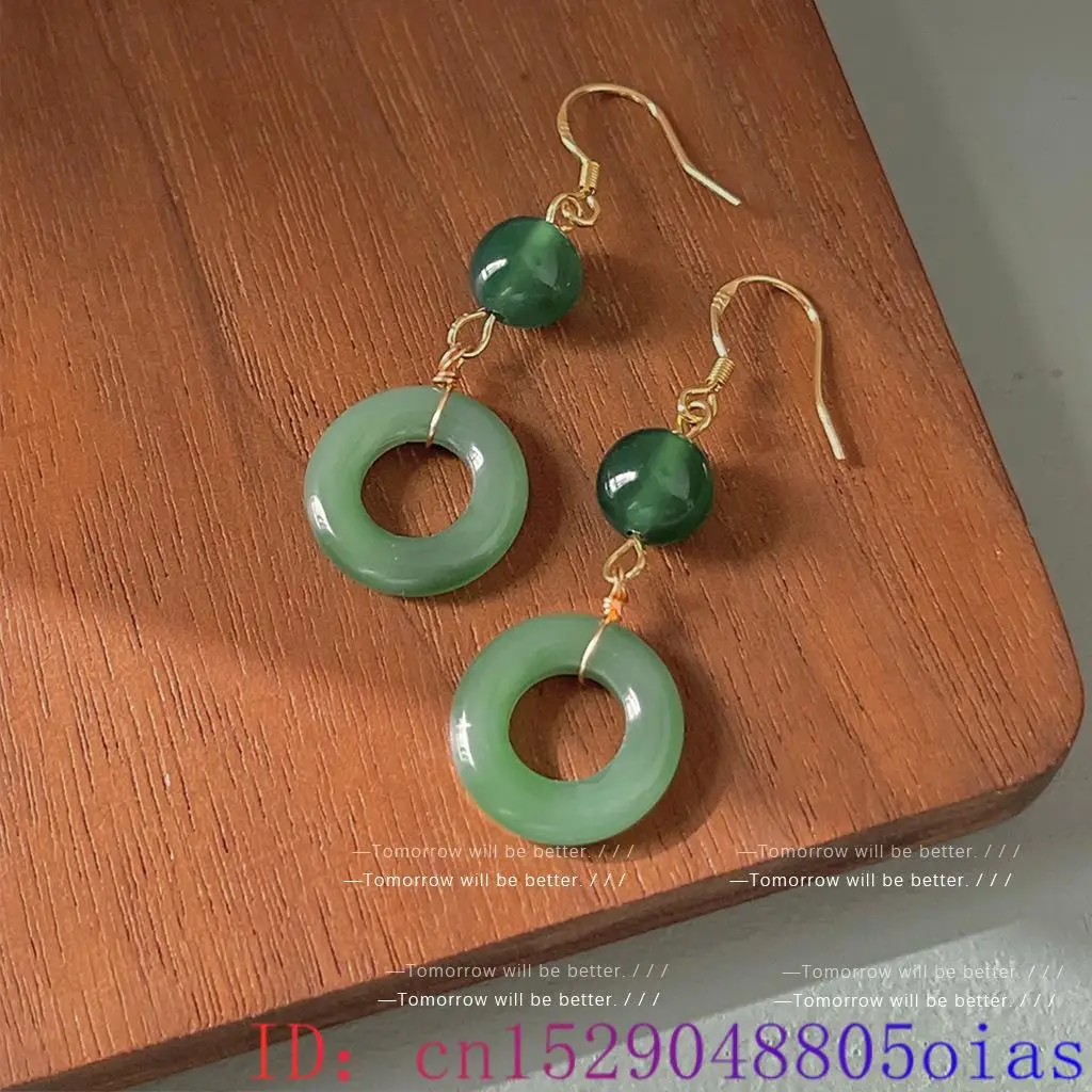 ต่างหูแหวนหยกแท้สีเขียว  พระเค - Women Fashion Jewellery บทวิจารณ์และราคา