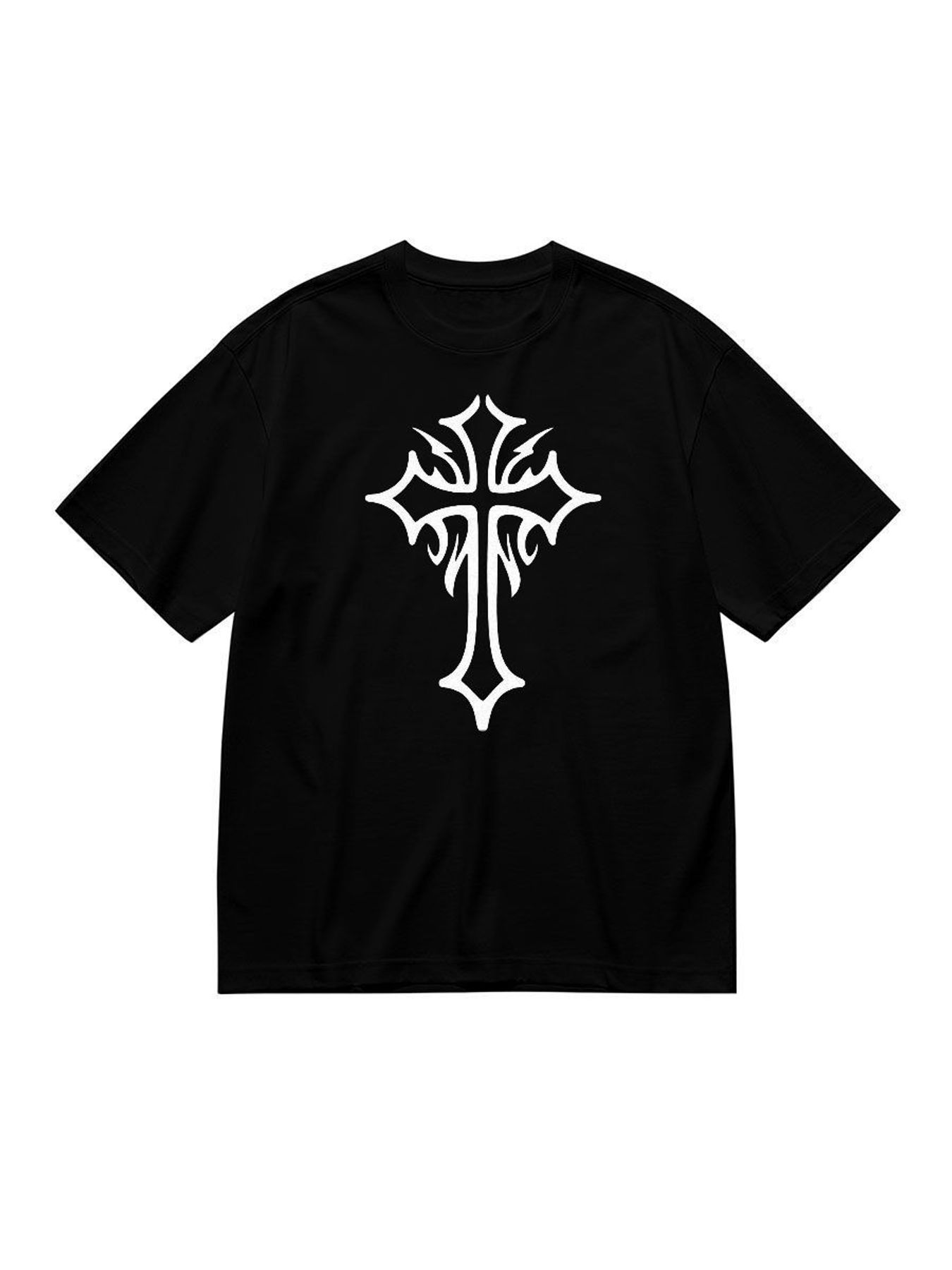 เสื้อยืดลายกางเขนสไตล์โกธิค แฟ - Women'S Y2K Fashion Aesthetic บทวิจารณ์และราคา