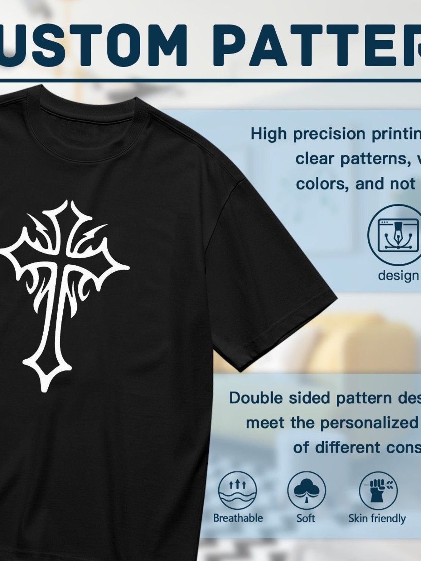 เสื้อยืดลายกางเขนสไตล์โกธิค แฟ - Women'S Y2K Fashion Aesthetic บทวิจารณ์และราคา