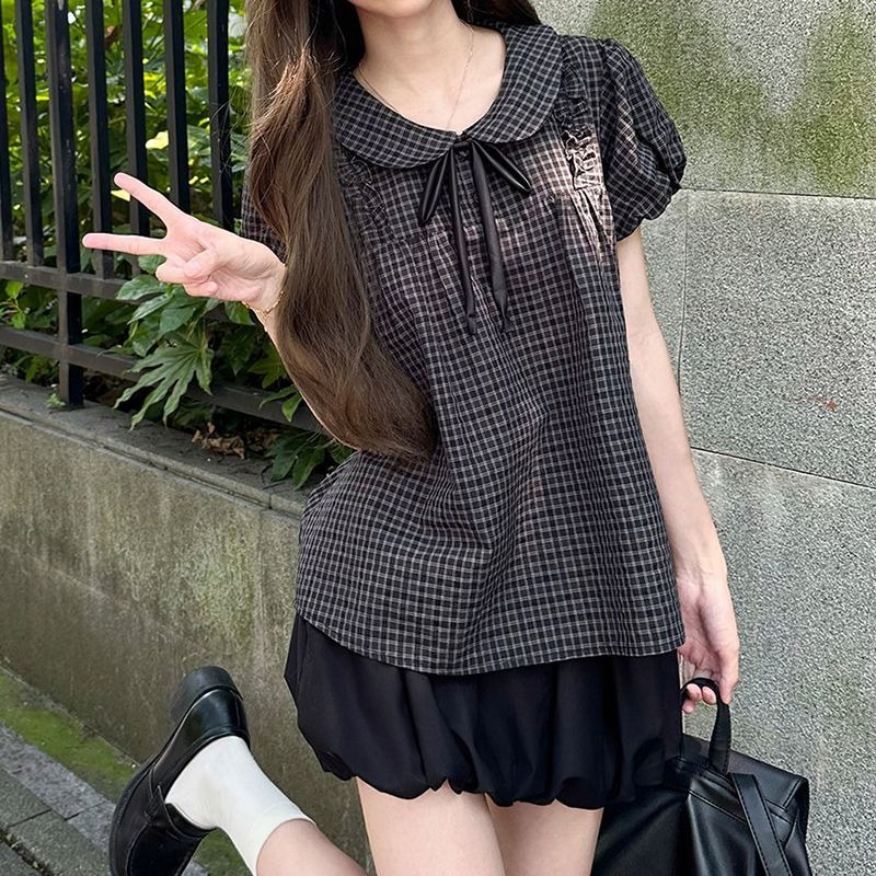 เสื้อเชิ้ตผู้หญิง Kimutomo คอป - Women'S Y2K Fashion Aesthetic บทวิจารณ์และราคา