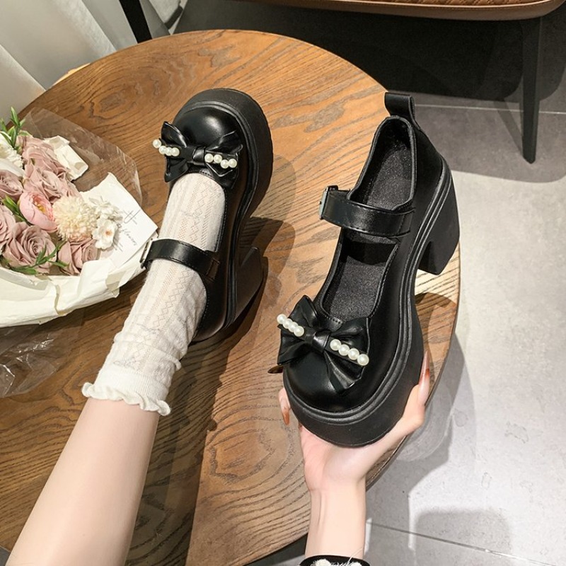 รองเท้าโลลิต้าสีดำ ปี 2026 รอง - Women Fashion Store บทวิจารณ์และราคา