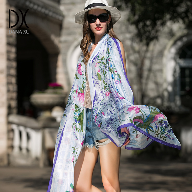 ผ้าพันคอไหมแท้ 100% ของ DANA X - Women'S Fashion Poncho บทวิจารณ์และราคา