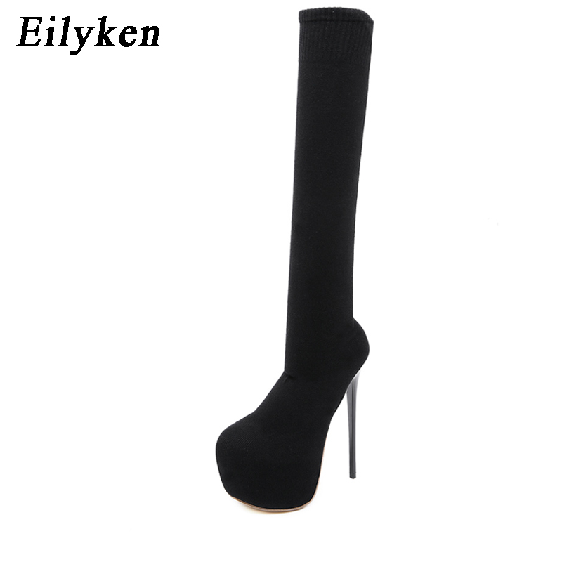 Eilyken แฟชั่นแพลตฟอร์มผ้ายืดก - Women'S Fashion Socks บทวิจารณ์และราคา