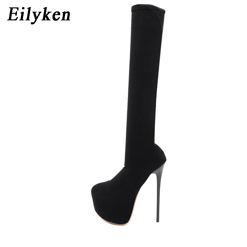 Eilyken แฟชั่นแพลตฟอร์มผ้ายืดก - Women'S Fashion Socks บทวิจารณ์และราคา