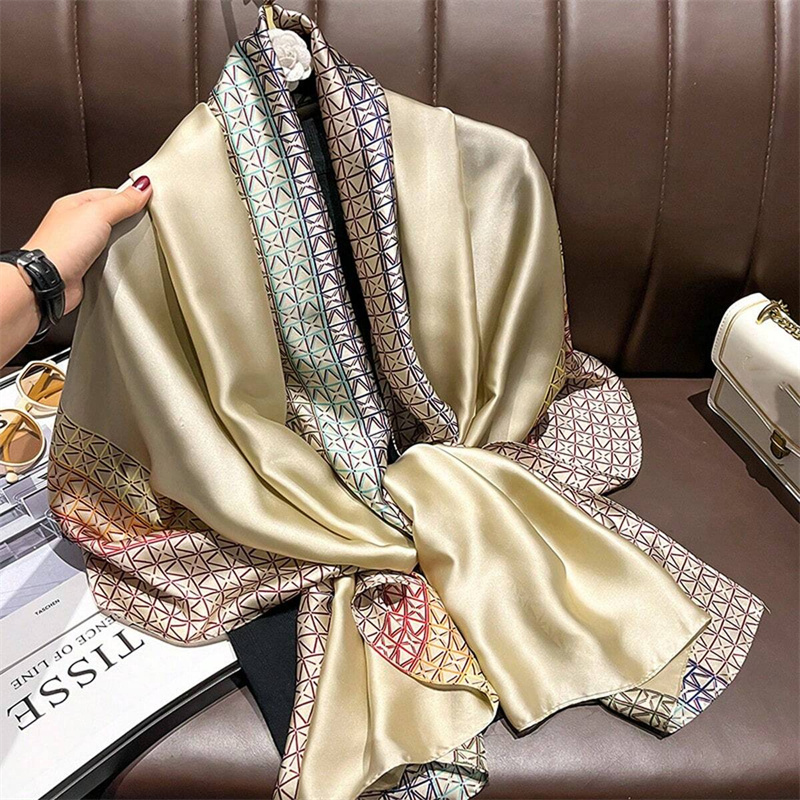 2024ผ้าพันคอผ้าไหมผ้าพันคอฮิญา - Women'S Fashion Poncho บทวิจารณ์และราคา