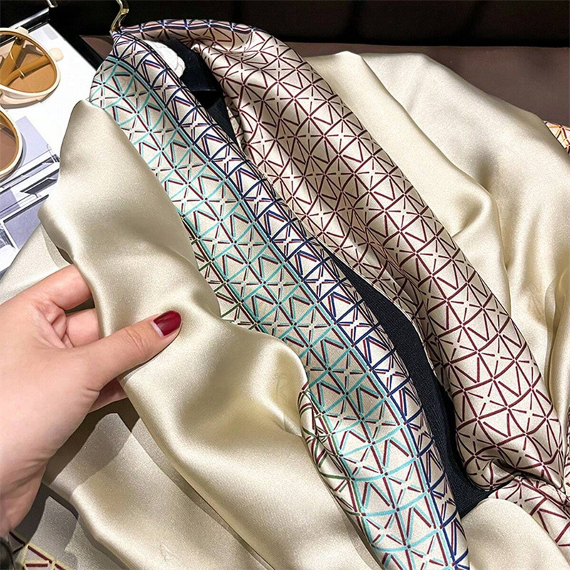 2024ผ้าพันคอผ้าไหมผ้าพันคอฮิญา - Women'S Fashion Poncho บทวิจารณ์และราคา