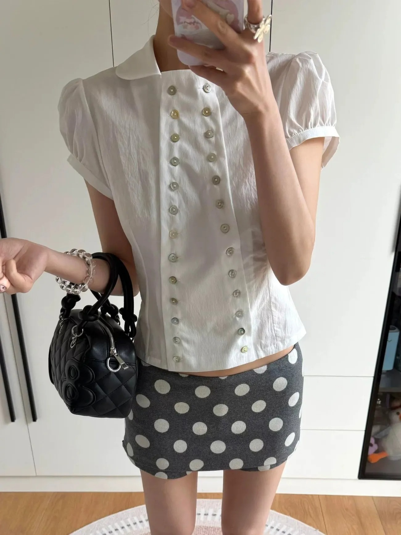 เสื้อเบลาส์คอปีเตอร์แพนสไตล์ Y - Women'S Y2K Fashion Aesthetic บทวิจารณ์และราคา