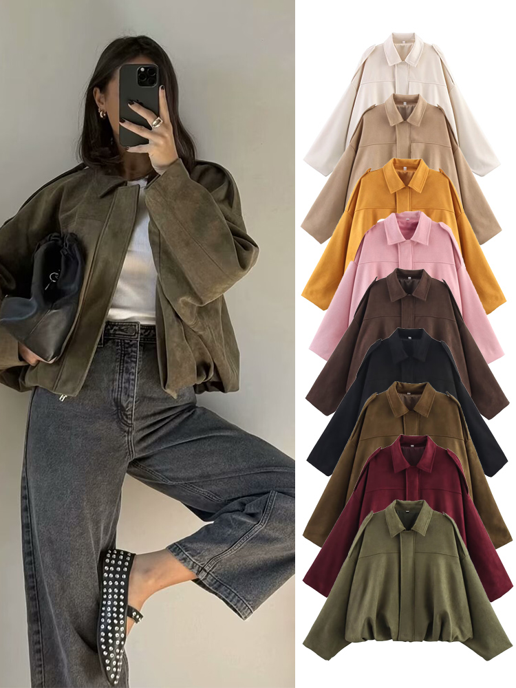 TFMLN ผู้หญิง Suede Bomber แจ็ - Women'S Fashion Bomber Jacket บทวิจารณ์และราคา