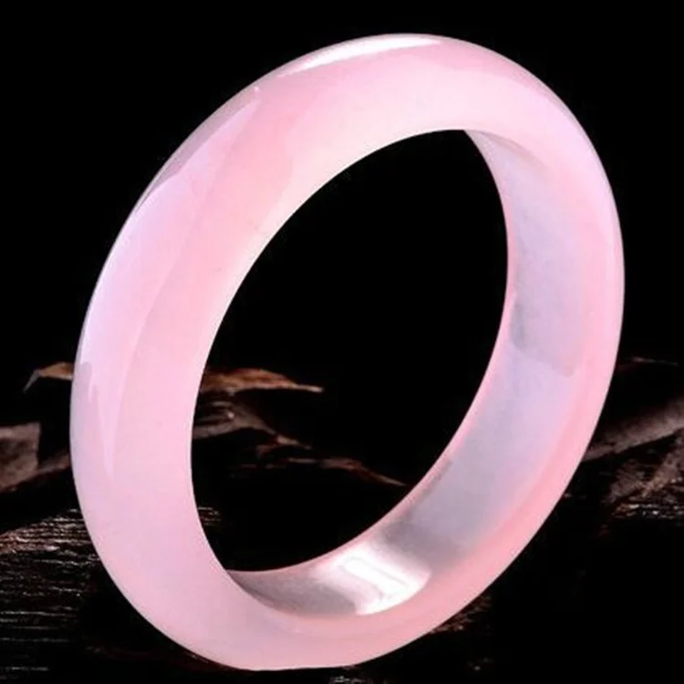 ของแท้หยกสีชมพูกำไลข้อมือสร้อย - Women Fashion Jewellery บทวิจารณ์และราคา