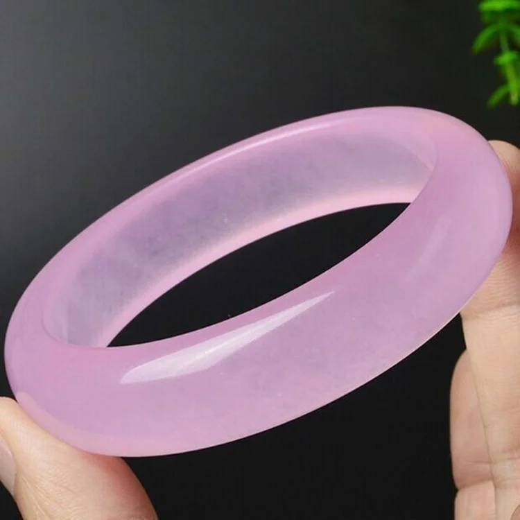ของแท้หยกสีชมพูกำไลข้อมือสร้อย - Women Fashion Jewellery บทวิจารณ์และราคา