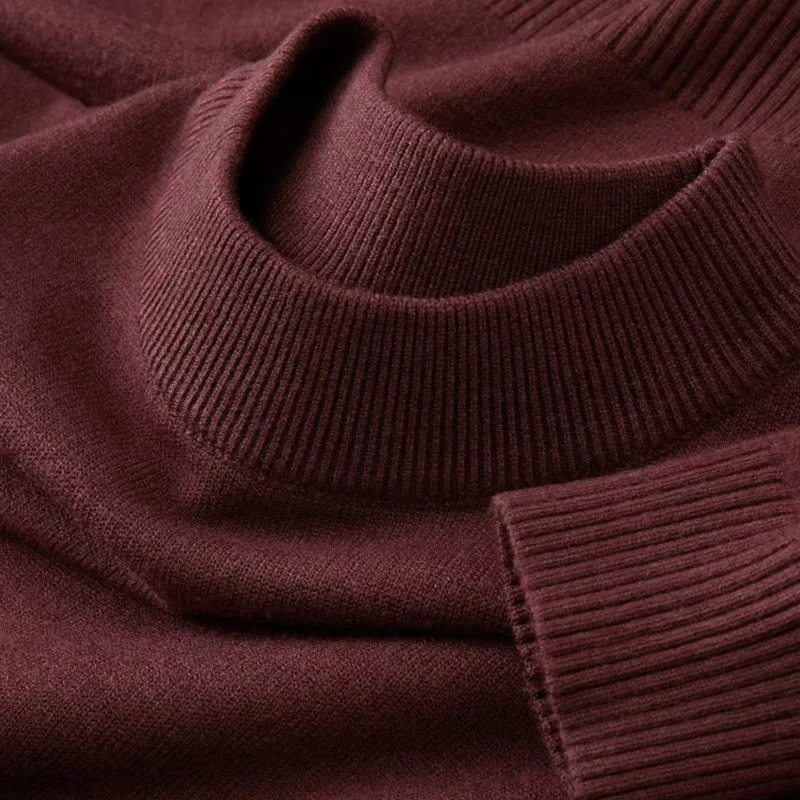 ฤดูใบไม้ร่วงใหม่ผู้ชาย Casual  - Ribbed Knit Sweater บทวิจารณ์และราคา