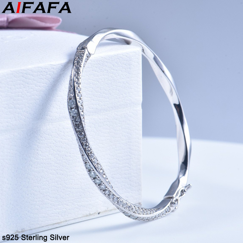 กำไลข้อมือเงินแท้ s925 สำหรับผ - Women Fashion Jewellery บทวิจารณ์และราคา