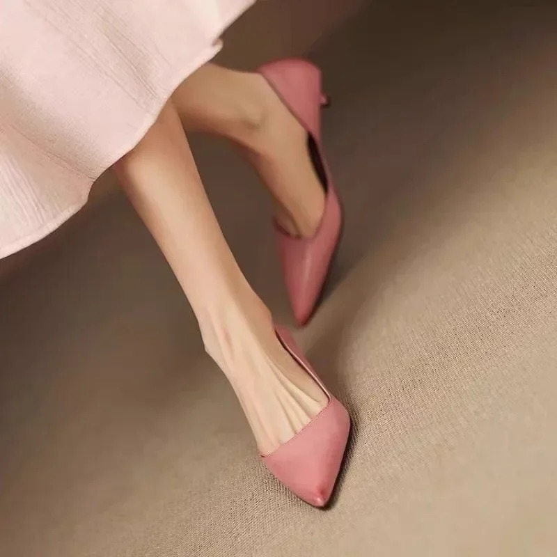 รองเท้าส้นเข็มหัวแหลมแฟชั่นสำห - Women Fashion Store บทวิจารณ์และราคา