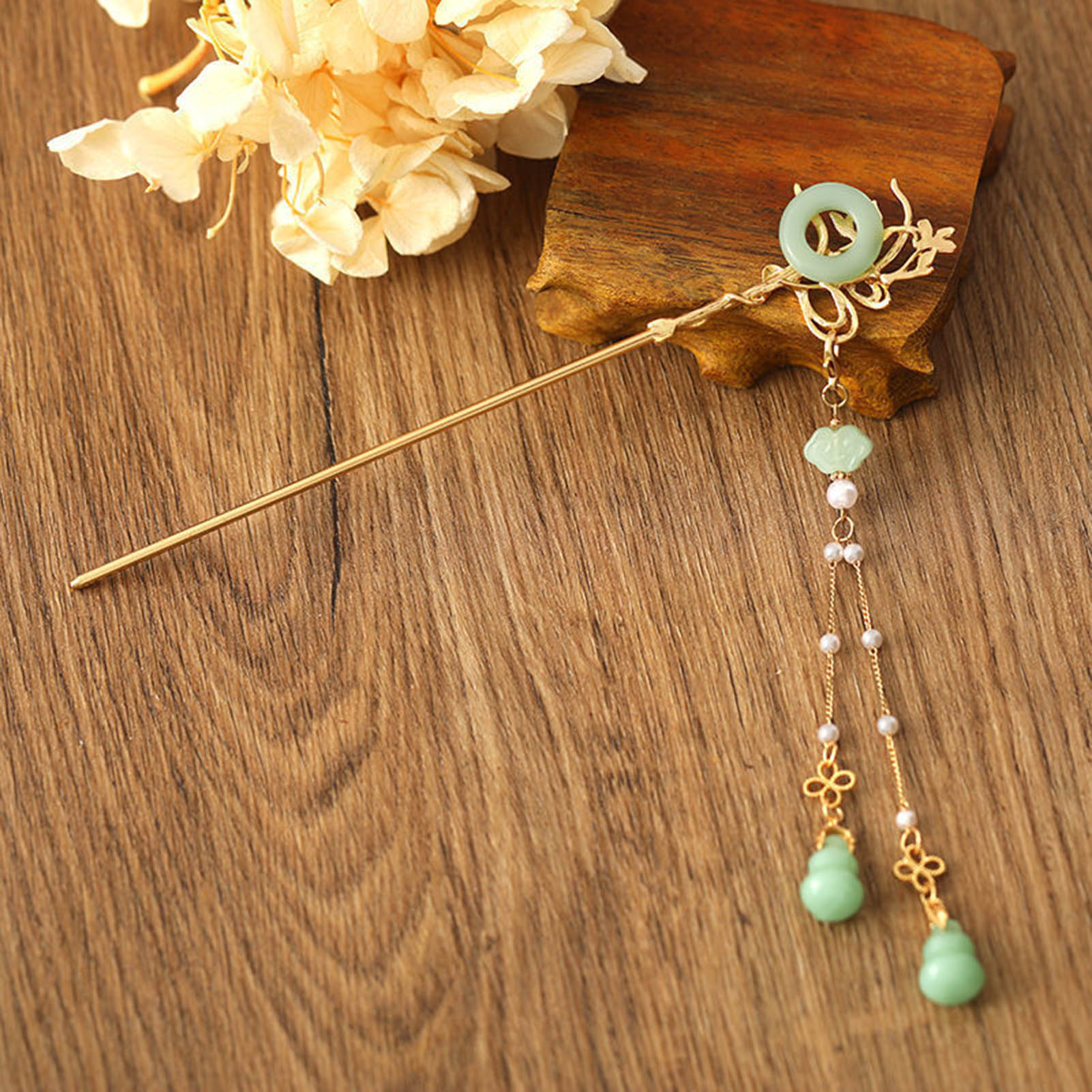 สไตล์จีนแก้วสําหรับผู้หญิงEleg - Women Fashion Jewellery บทวิจารณ์และราคา