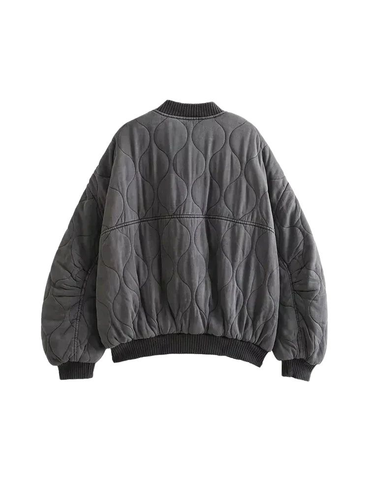 เสื้อแจ็คเก็ตบอมเบอร์ผู้หญิงทร - Women'S Fashion Bomber Jacket บทวิจารณ์และราคา