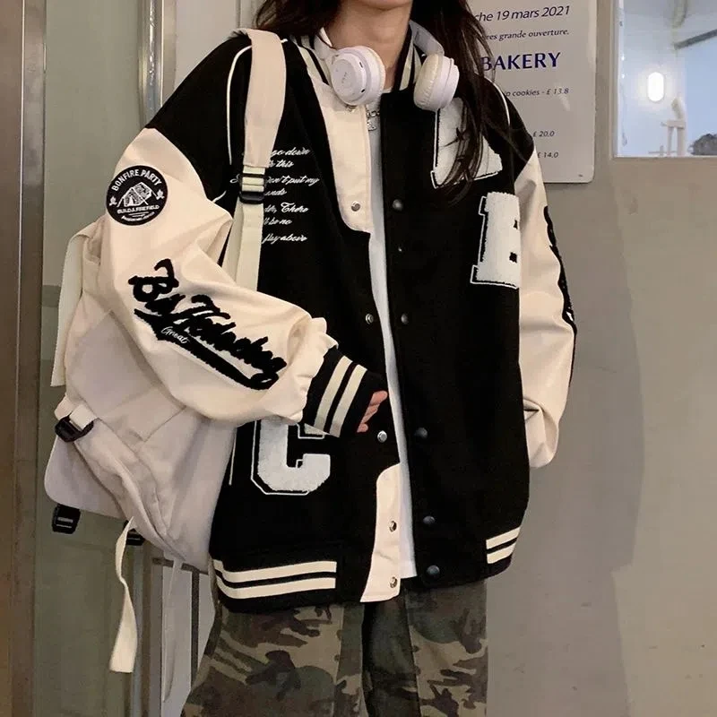 Y2k Lamb Wool Bomber Jacketหญิ - Women'S Fashion Bomber Jacket บทวิจารณ์และราคา