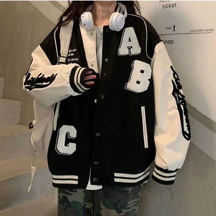 Y2k Lamb Wool Bomber Jacketหญิ - Women'S Fashion Bomber Jacket บทวิจารณ์และราคา