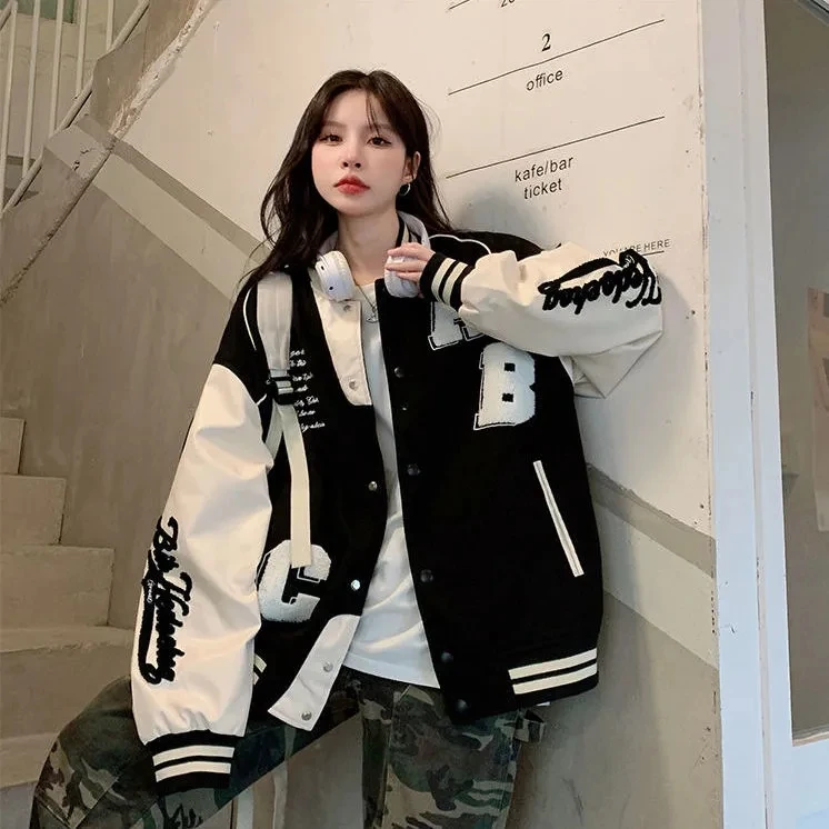Y2k Lamb Wool Bomber Jacketหญิ - Women'S Fashion Bomber Jacket บทวิจารณ์และราคา