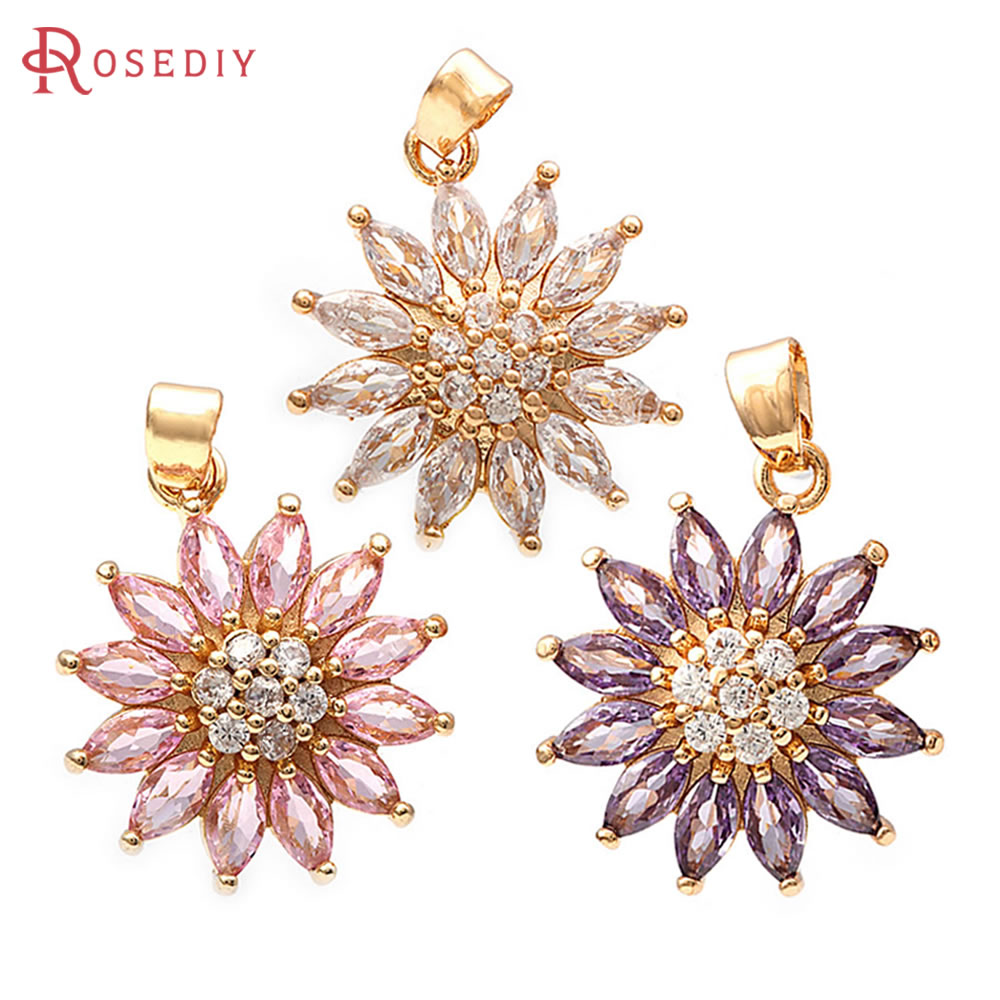 จี้รูปดอกทานตะวันสีทอง 18K ทำจ - Women Fashion Jewellery บทวิจารณ์และราคา