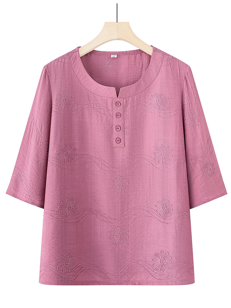 ชุดเสื้อและกางเกงผ้าฝ้ายลินินแ - Women Fashion Over 60 บทวิจารณ์และราคา