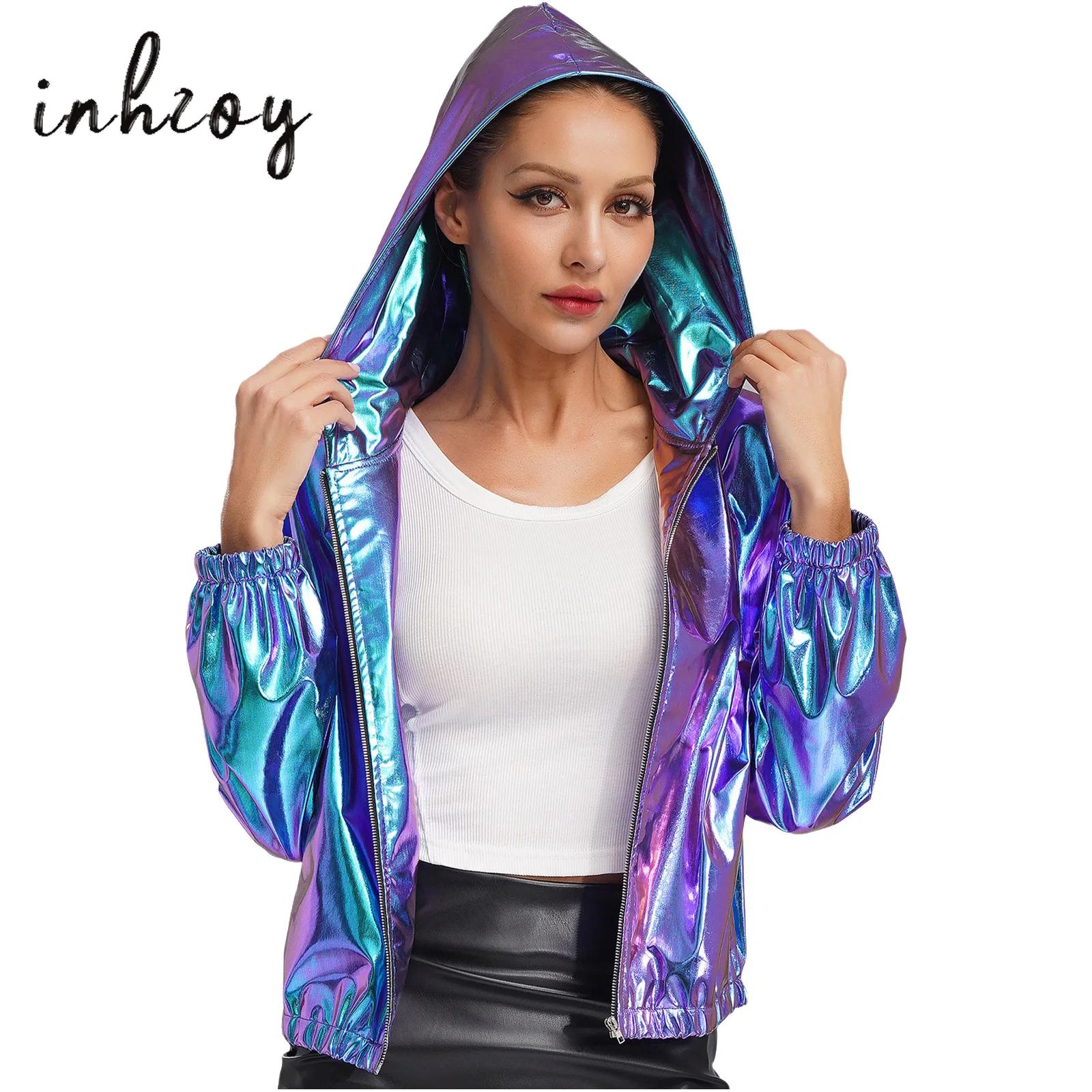 เสื้อแจ็คเก็ตผู้หญิงแบบโฮโลแกร - Women'S Fashion Bomber Jacket บทวิจารณ์และราคา